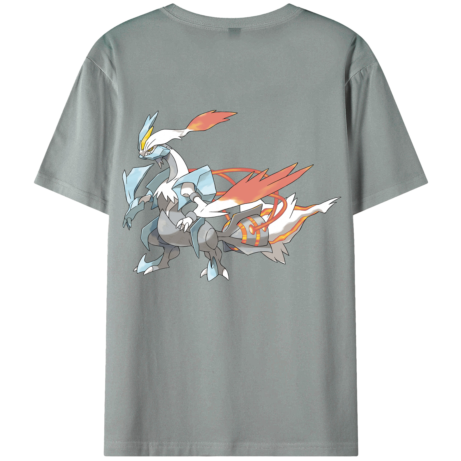 （画像用） ポケットモンスター Pokémon 綿100％ メンズ半袖Tシャツ（バックプリント） 通気性